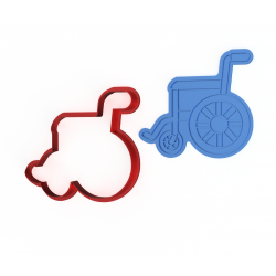 Invalidní vozík - otisk +...